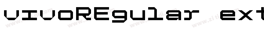 vivoREgular extended字体转换